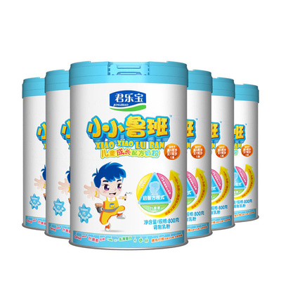 4段小小鲁班儿童成长奶粉3-7岁四段800g6罐