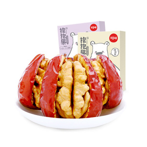 【百草味-红枣夹核桃仁】新