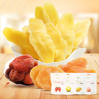 越南进口零食TATA榙榙水果干芒果干黄桃干果脯蜜饯休闲食品