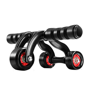 腹肌轮健身器材-家用多功能三轮运动滚轮健身轮巨轮